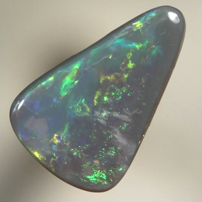 SOLID SEMI BLACK OPAL Bright fire, great pendant stone